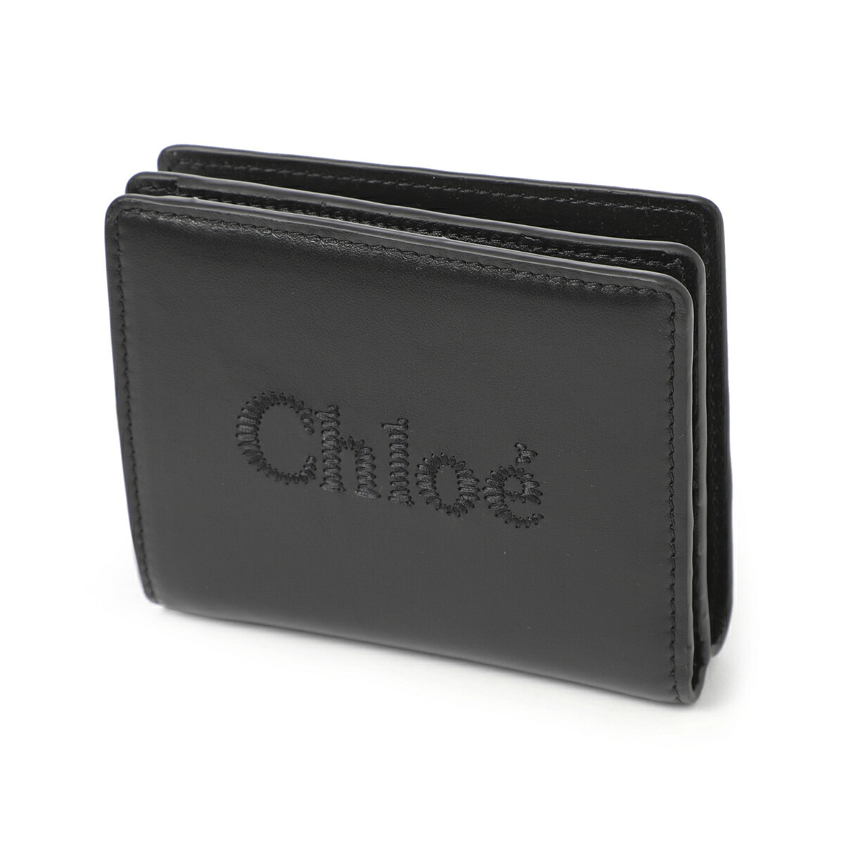 オシャレ Chloe 二つ折り財布 黒 ブラック - 通販 - dhriiti.com