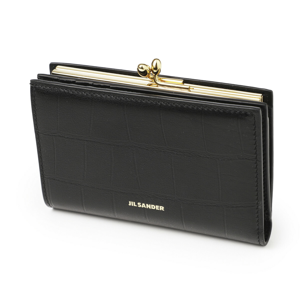 ジルサンダー　JIL　SANDER　001　ブラック　j07ui0015　p5361　小銭入れ付き　レディース　PURSE　SM[2023SS]　2つ折り財布　GOJI