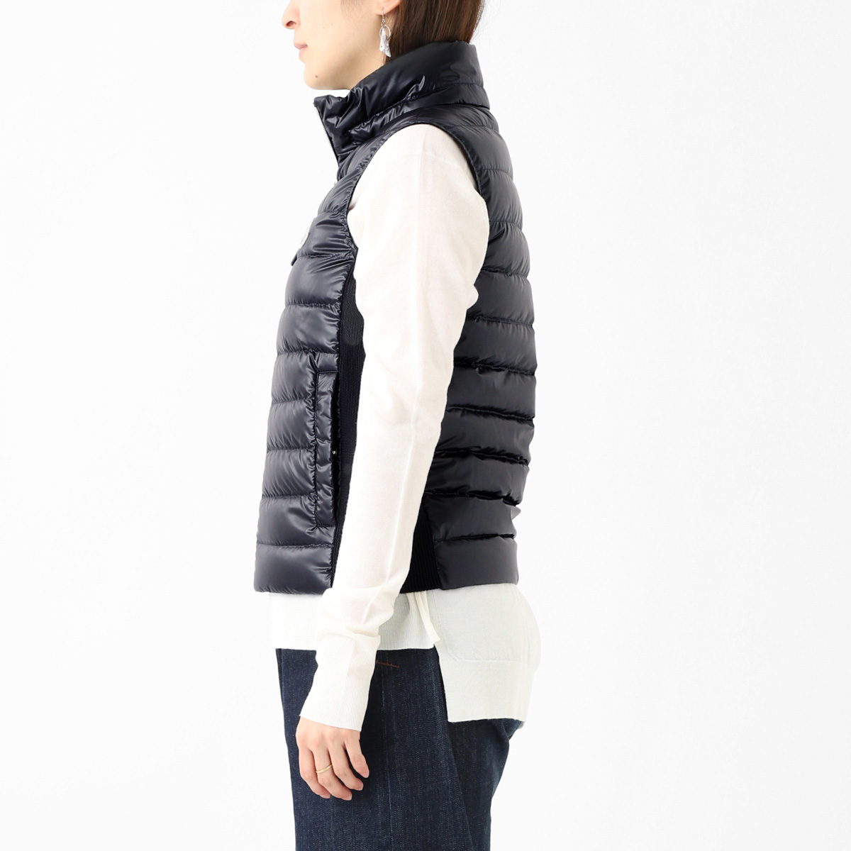 モンクレール MONCLER ダウンベスト 1a00087 bakuro 778 ブルー ジレ