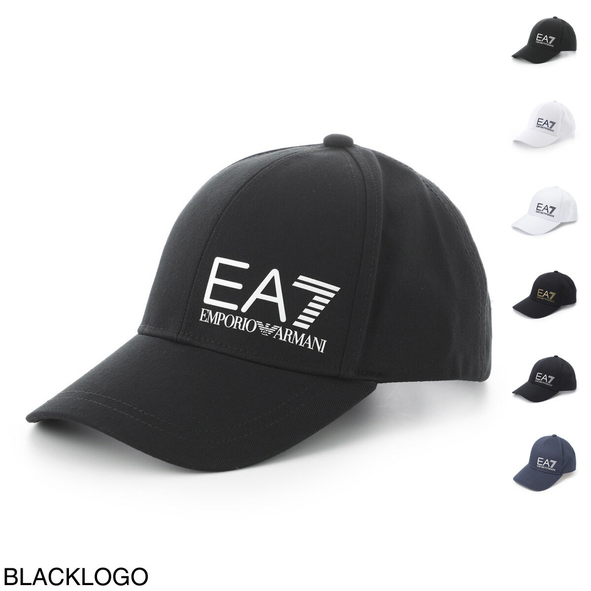 EMPORIO ARMANI EA7 エンポリオ アルマーニ フリース キャップ EA7 EMPORIO ARMANI エンポリオアルマーニ EA-7 ラバーロゴ