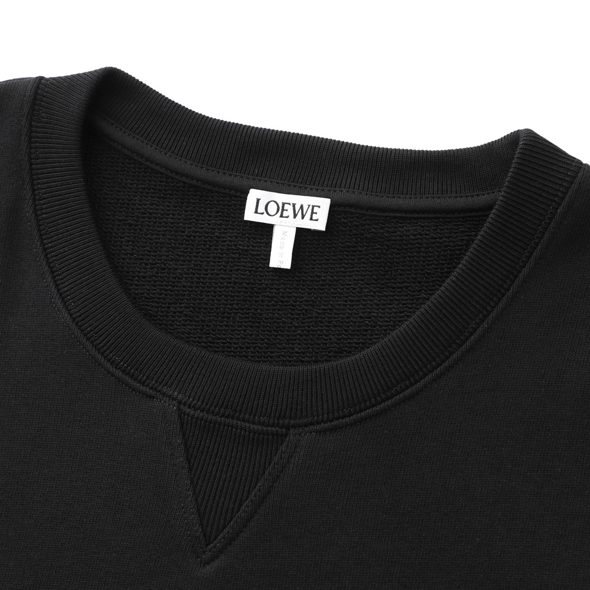 和風 ロエベ loewe トップス ハイネック ストライプ ロゴ カットソー S 