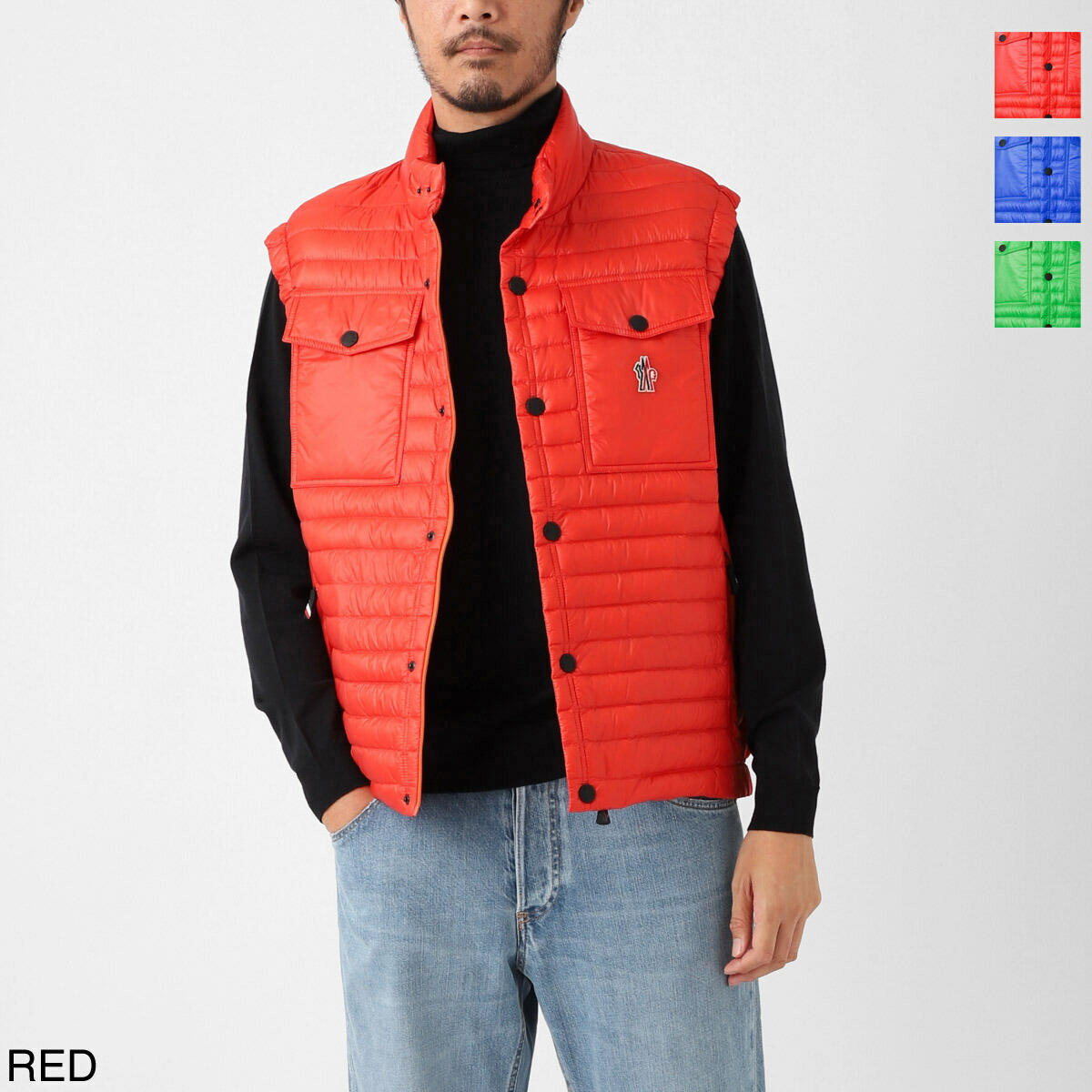 【希少サイズ】MONCLER グルノーブルフード付きダウンベスト 5(X L) 希少サイズ】MONCLER グルノーブルフード付きダウンベスト 5(X L