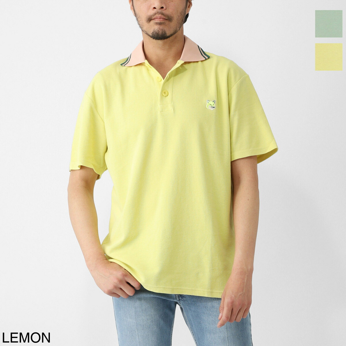 楽天市場】メゾンキツネ MAISON KITSUNE ポロシャツ メンズ