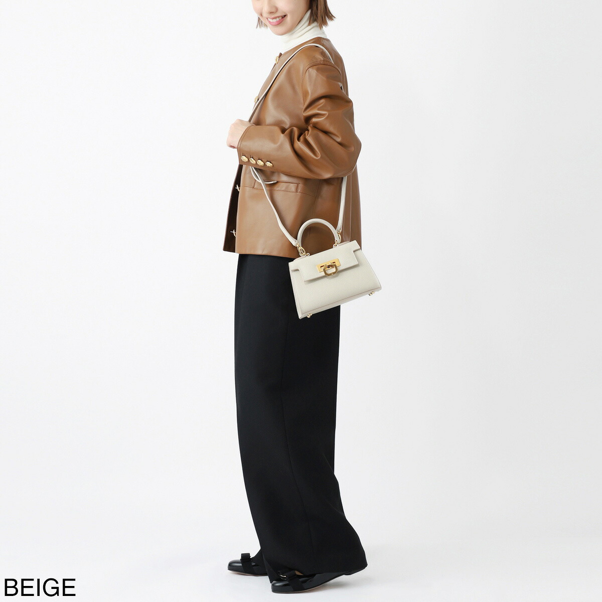 カルボッティ CARBOTTI ハンドバッグ 2WAY ショルダーバッグ 