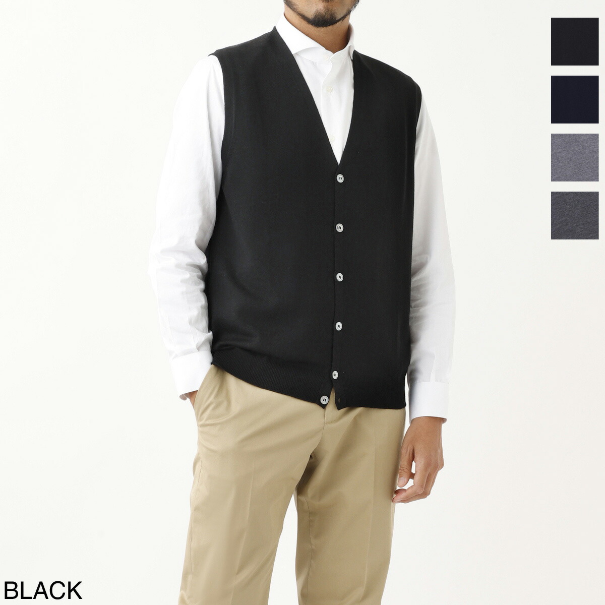 新品未使用✨ タリアトーレ ジレ ベスト チェック 48 BRIAN/F 1240101419314_1.jpg