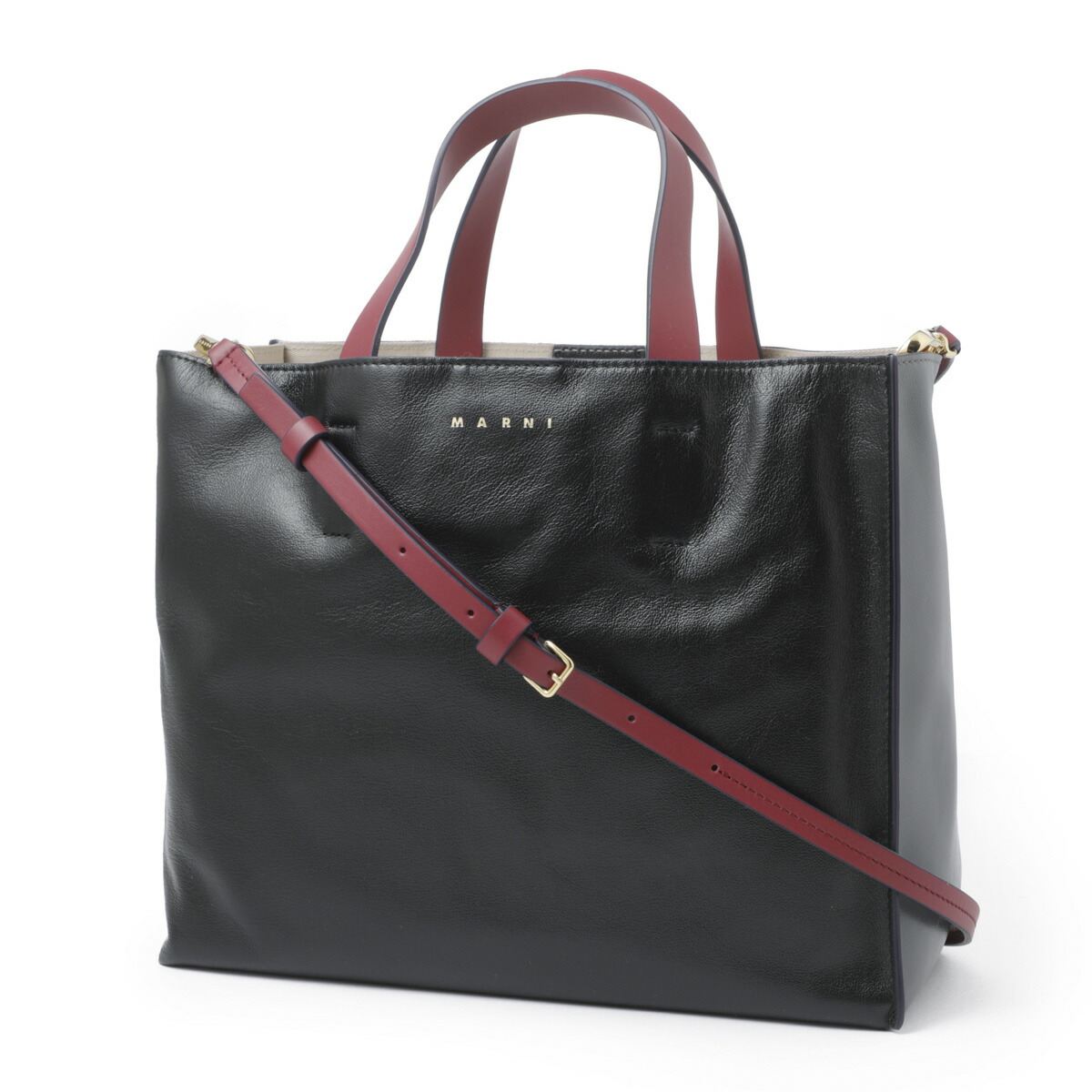 楽天市場】マルニ MARNI トートバッグ ブルー レディース