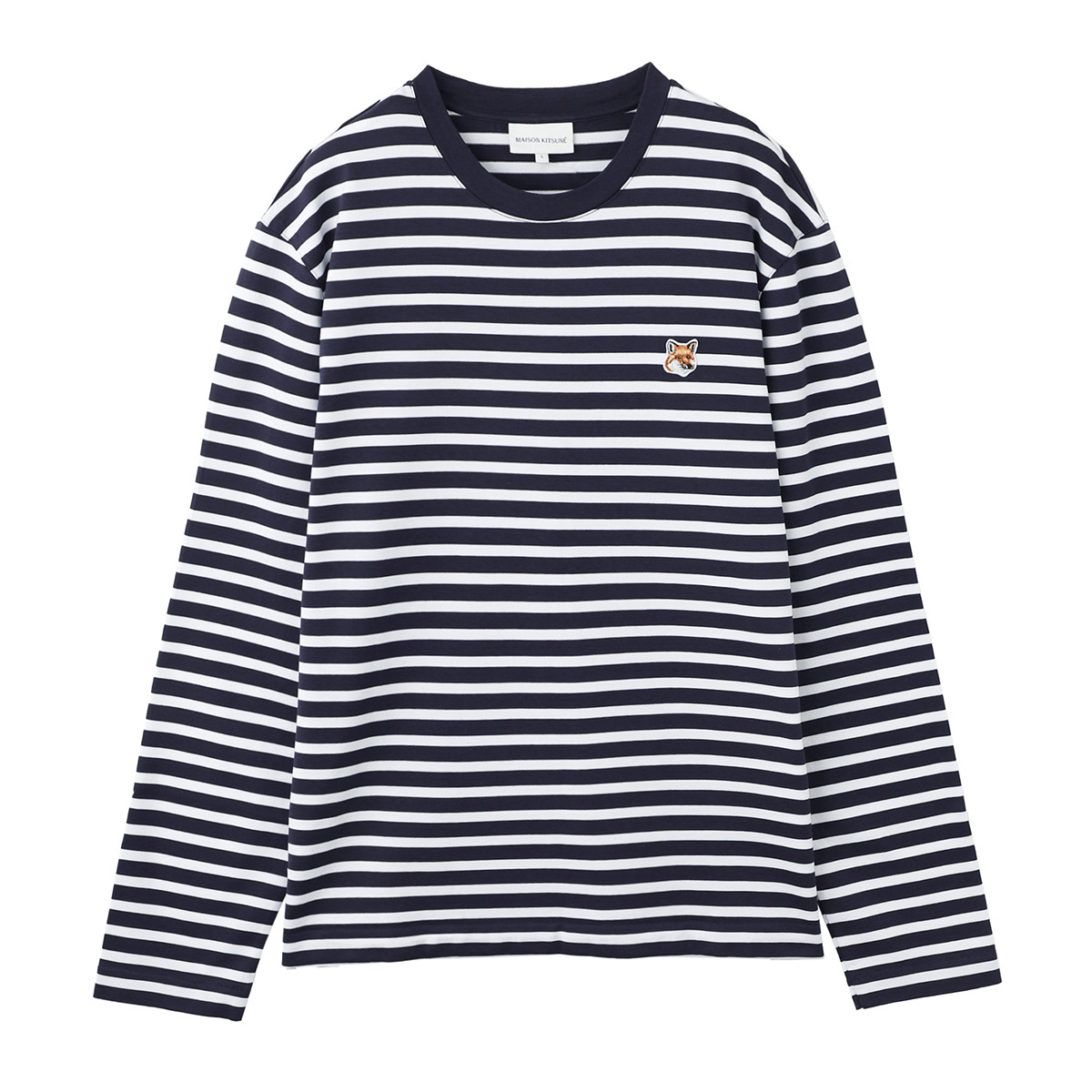 楽天市場】メゾンキツネ MAISON KITSUNE クルーネック 長袖T