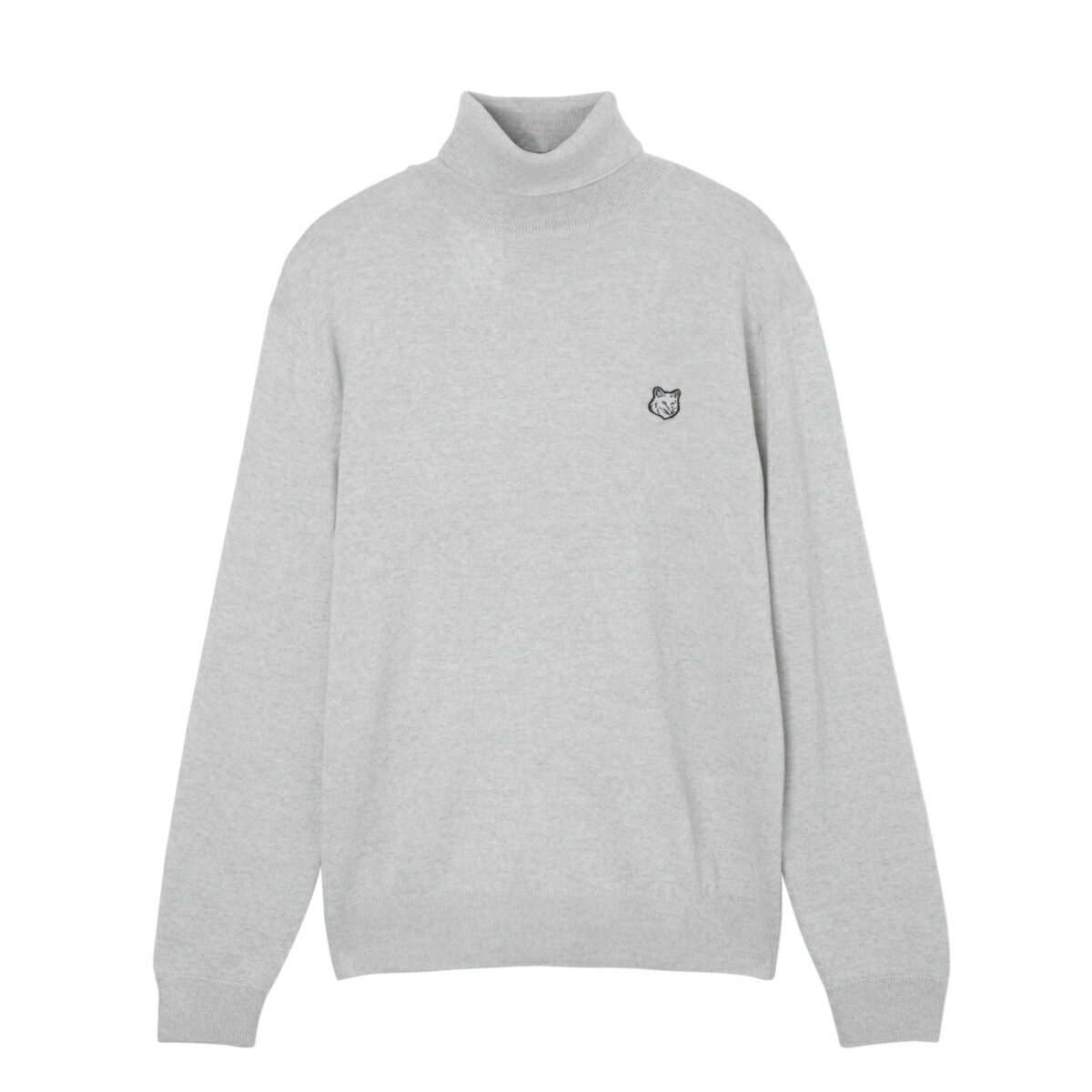 メゾンキツネ フォックスヘッドタートルネックニット MAISON KITSUNE メゾンキツネ FOX HEAD タートルネック セーター