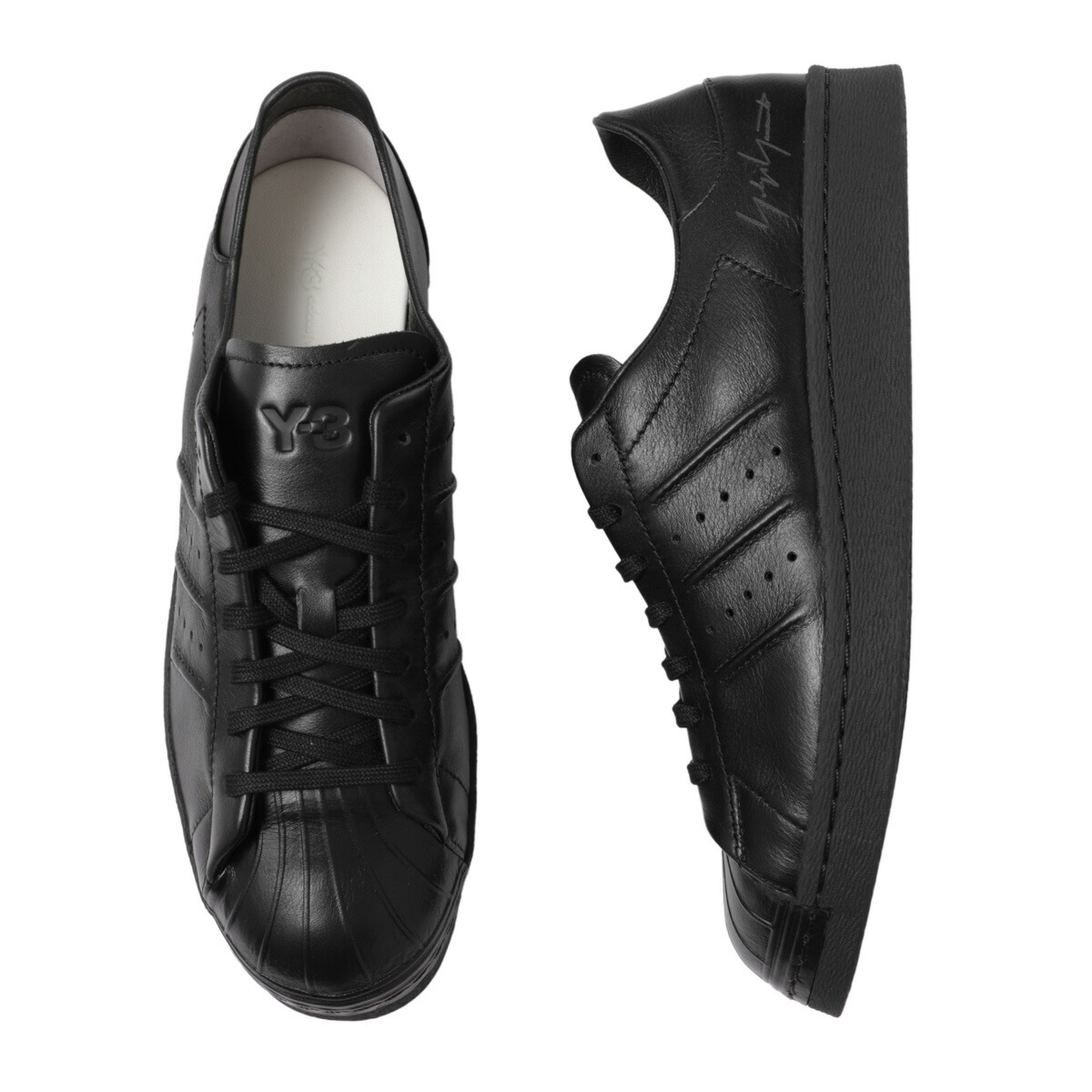 Y-3 ブラックサンダル Y-3 ワイスリー サンダル SLIDE 大きいサイズあり ブラック