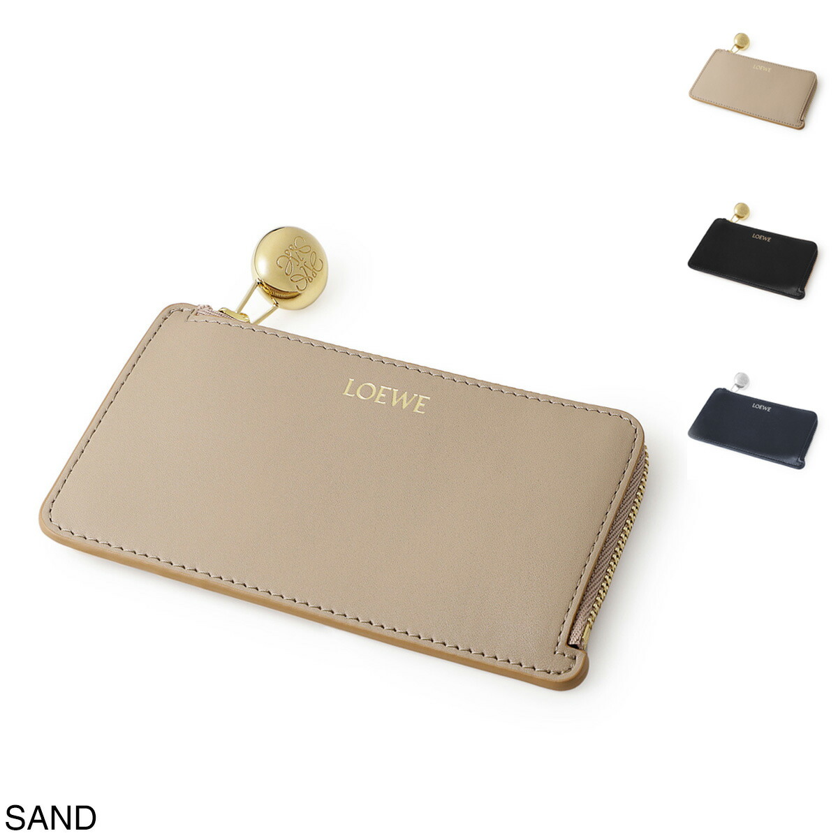 楽天市場】LOEWE ロエベ Anagram Square Zip Cardholder