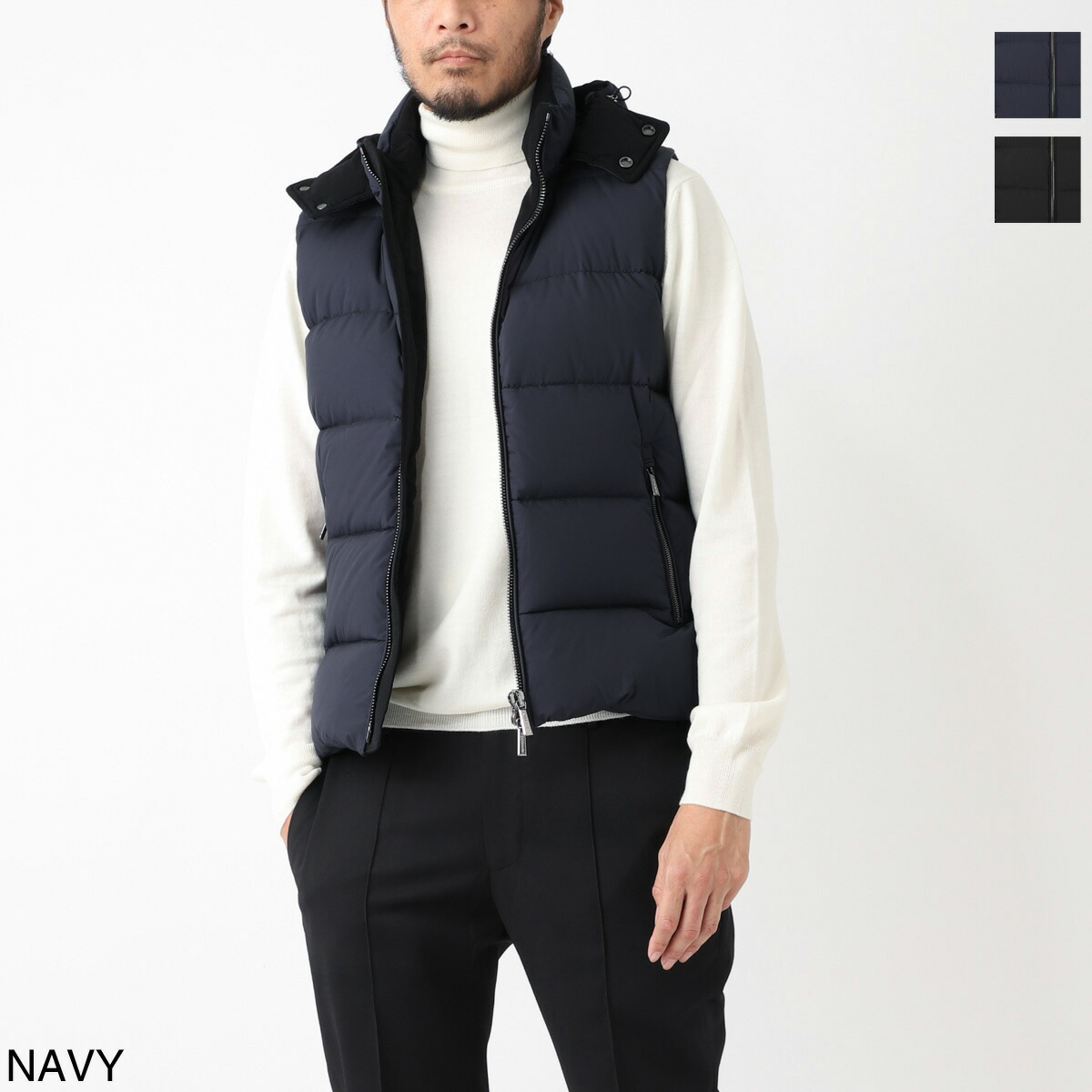 楽天市場】タトラス TATRAS ダウンベスト mtla23a4184 d 40 navy