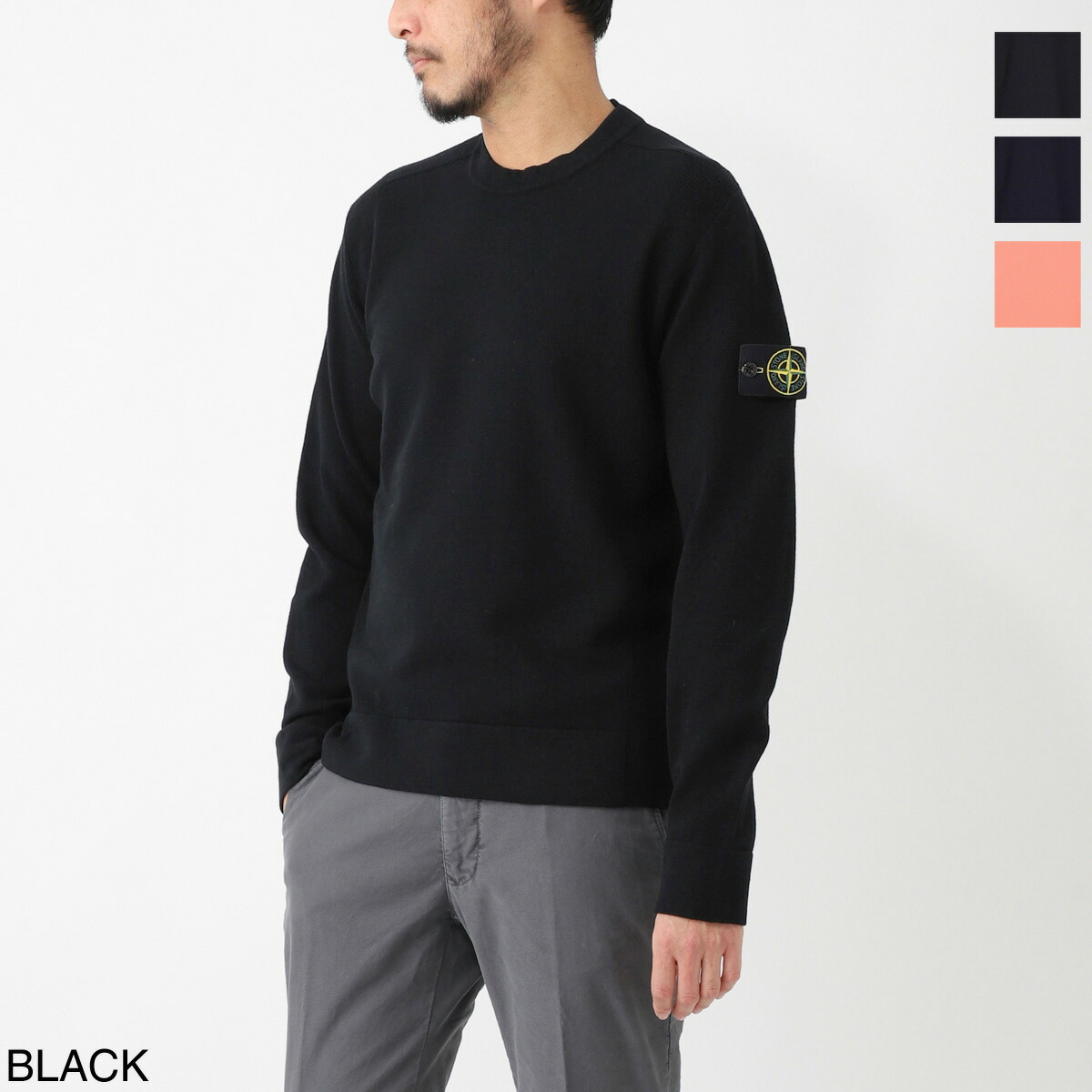 楽天市場】ストーンアイランド STONE ISLAND ハーフジップニット