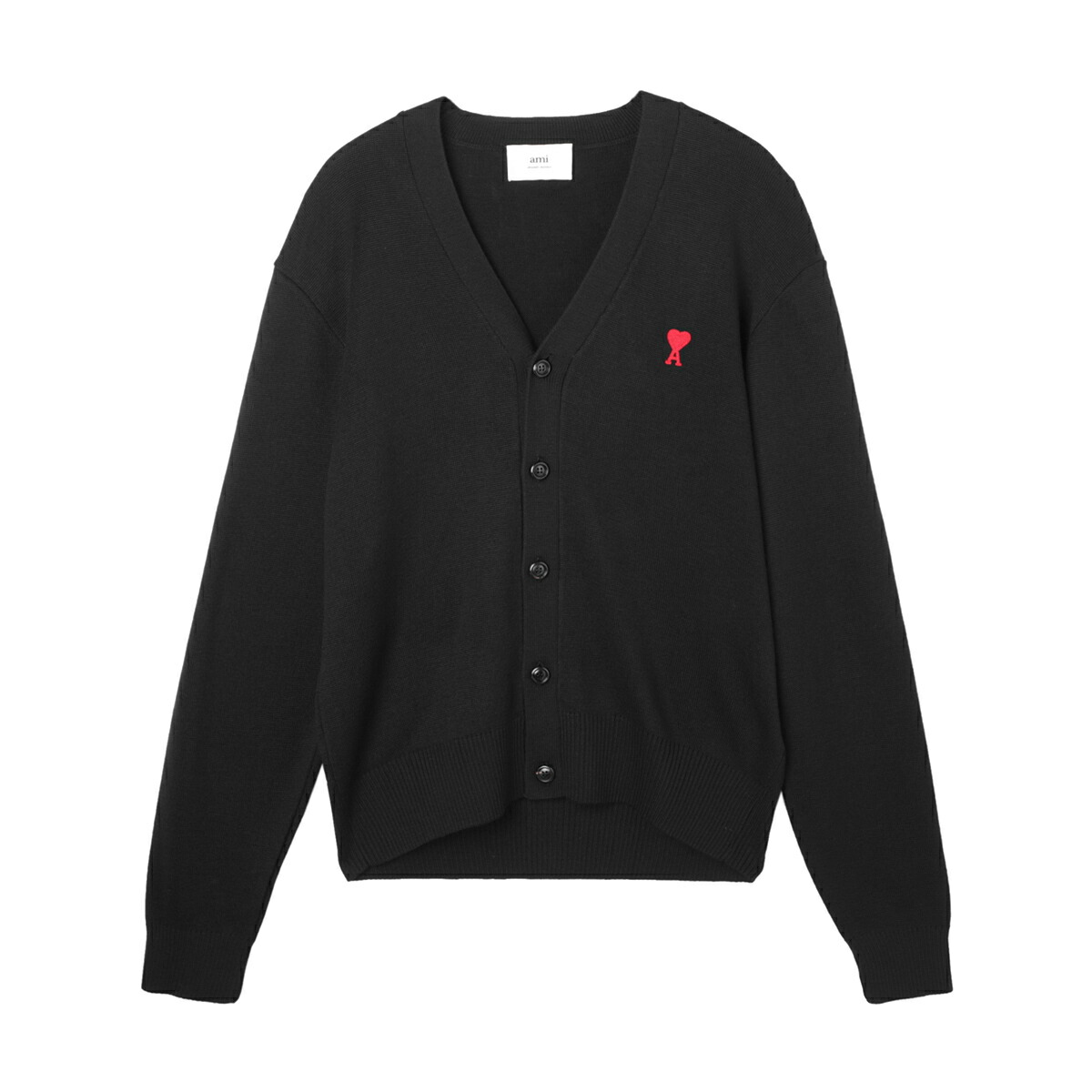 アミパリス カーディガン Mサイズ AMI PARIS｜アミパリ ビックハートロゴ入りカーディガン男女共用