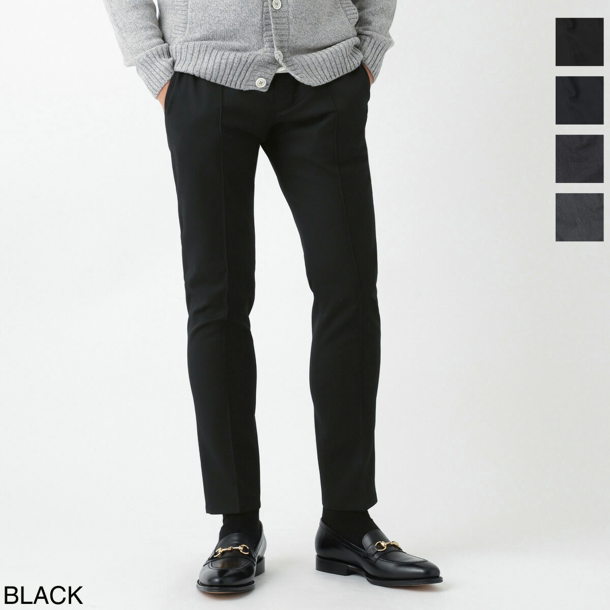 ユウ さん専用 507484 Sサイズ　HERNO ヘルノ イージースラックス黒 楽天市場】HERNO ヘルノ イージー 1プリーツ スラックスパンツ