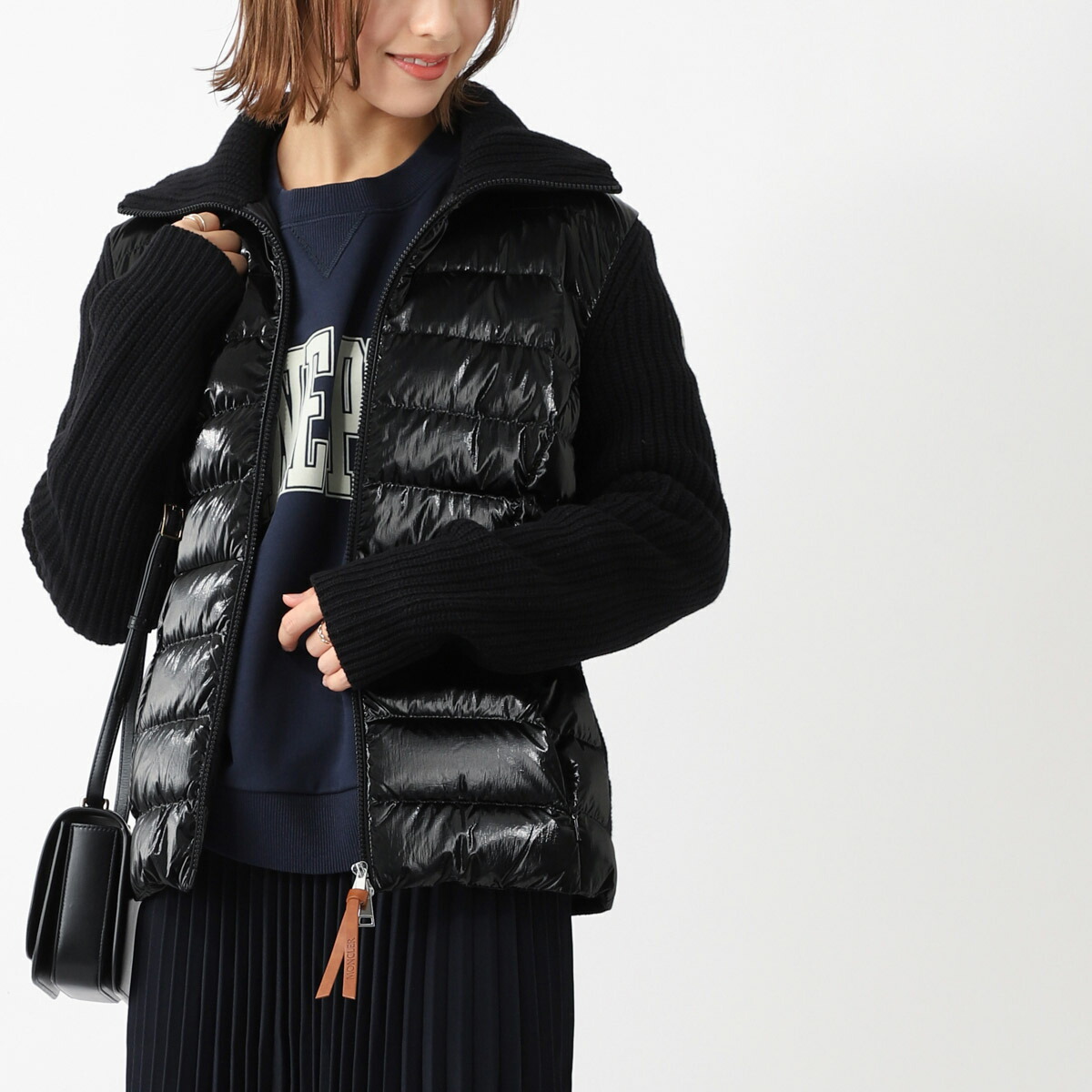 MONCLER ブラック ダウンカーディガン　割引期間９月２３日まで 楽天市場】【アウトレット】モンクレール MONCLER ダウン切り替え