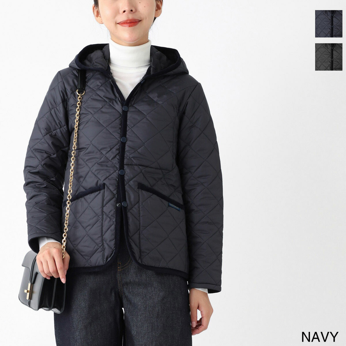 LAVENHAM/キルティングコート/ レディース/40/ネイビー LAVENHAM/キルティングコート/ レディース/40/ネイビー LAVENHAM