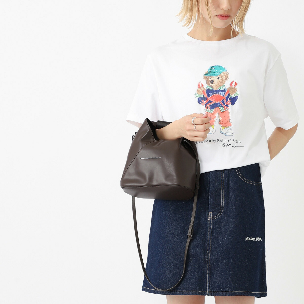 MM6 Maison Margiela ハンドバッグ b6wd0034-7179-8013 MM6 Maison Margiela エムエム 6 メゾンマルジェラ ハンドバッグ