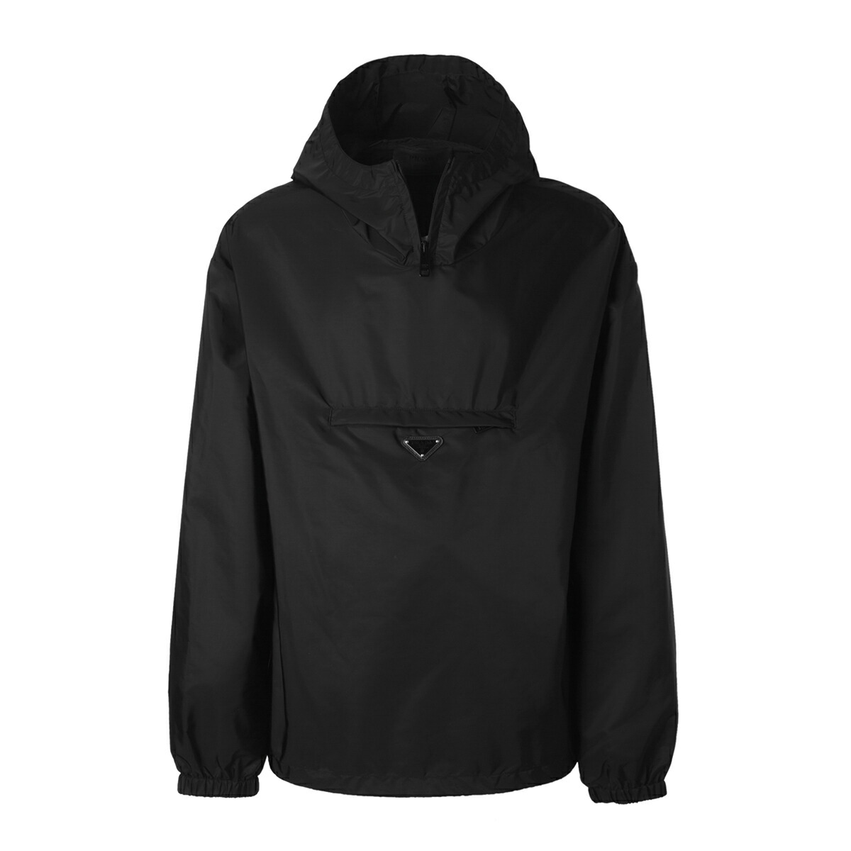 PRADA 紺　ニット　ナイロン　ジッパージャケット アウター　サイズ46 PRADA 紺ニットナイロンジッパージャケット アウターサイズ46
