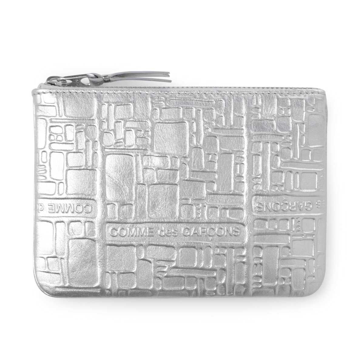 コム デ ギャルソン COMME des GARCONS コインケース シルバー メンズ sa8100eg silver EMBOSSED LOGOTYPE【返品送料無料】