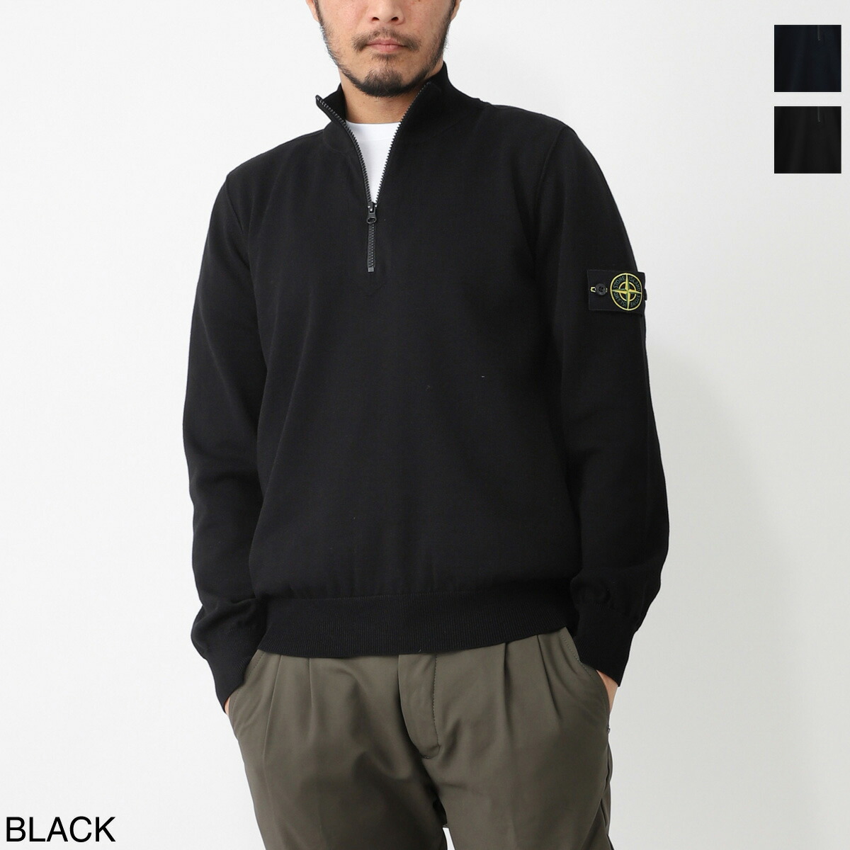 楽天市場】ストーンアイランド STONE ISLAND ハーフジップニット 楽天市場】ストーンアイランド STONE ISLAND ハーフジップニット