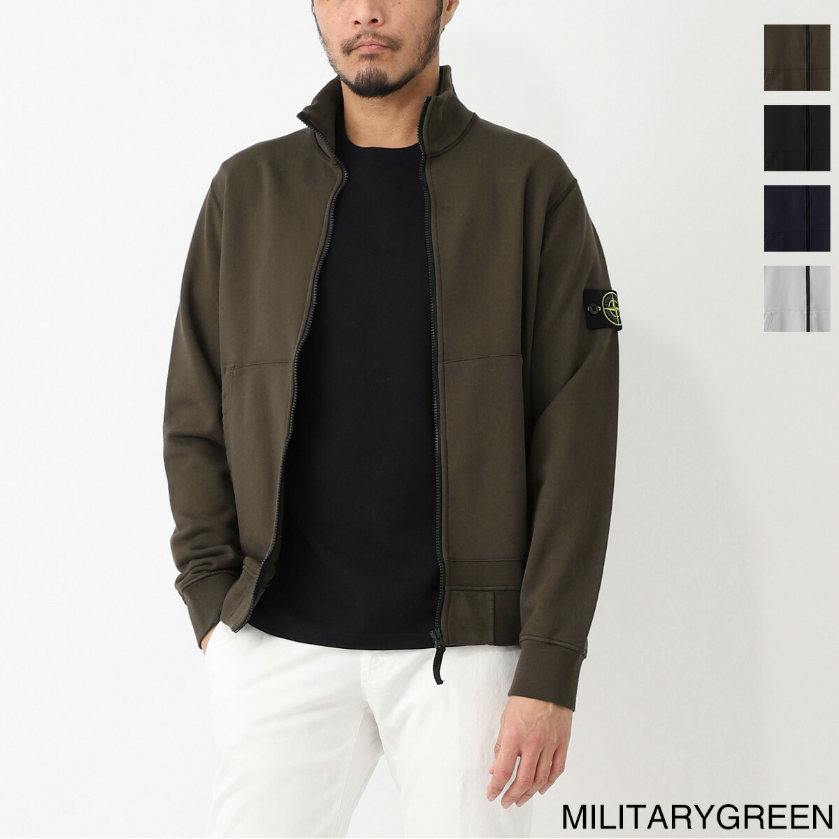 STONE  トレーナー ポケット K1S156100003S0123-V0093 Stone Island ストーンアイランド ガーメントダイ 袖ポケット