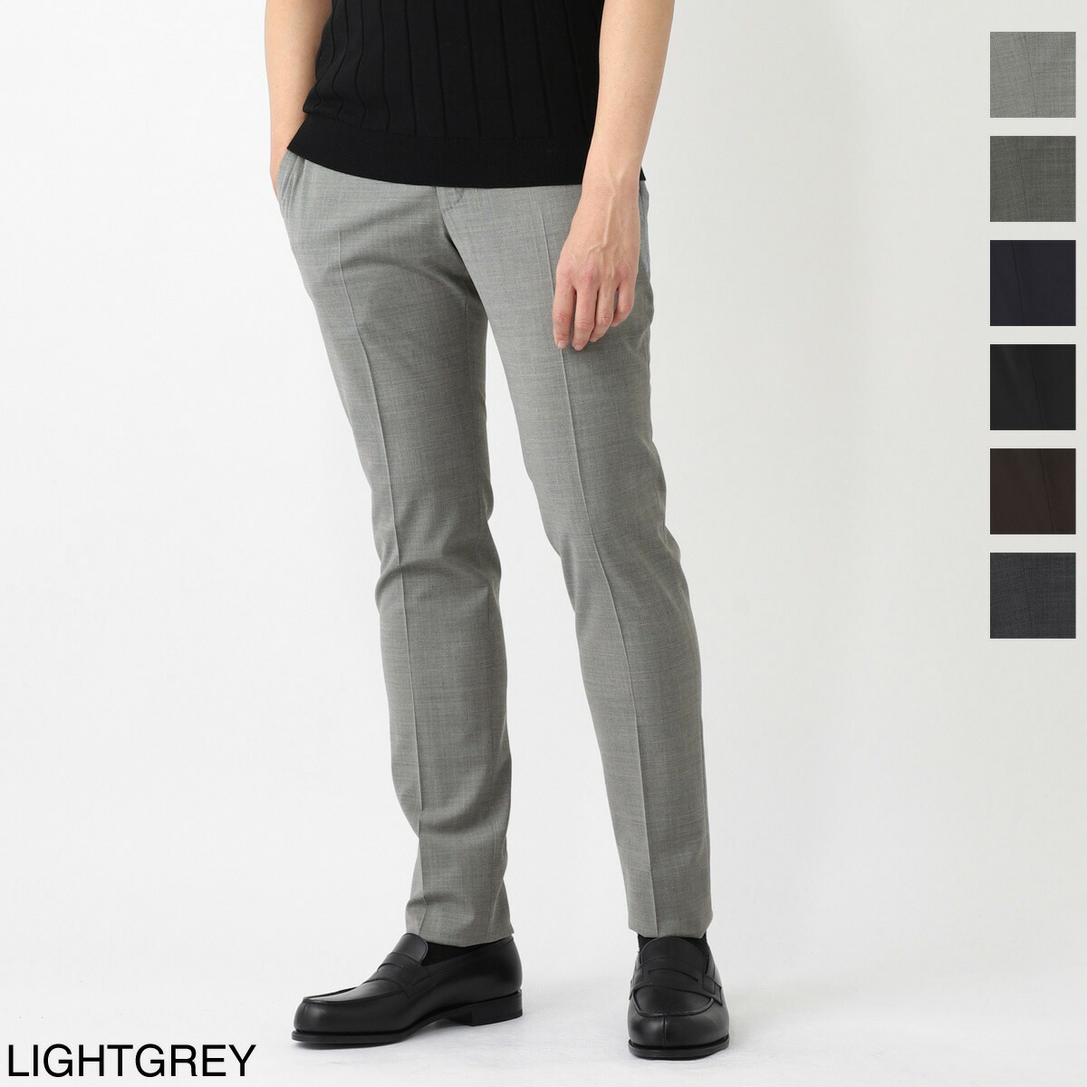 楽天市場】ピーティートリノ PT TORINO イージースラックス グレー