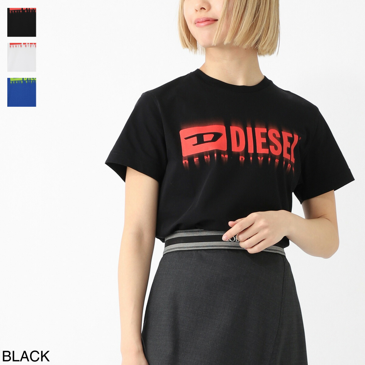 DIESEL S-Cooling-L1 ブラック Tシャツ Sサイズ S-COOLING-L1 Tシャツ｜ブラック｜メンズ｜DIESEL