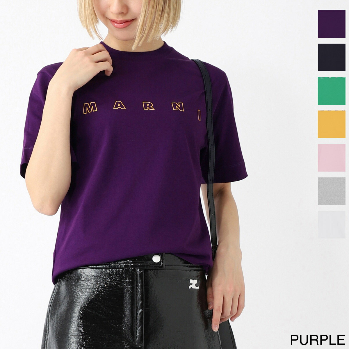 MARINE SERRE クルーネックTシャツ wtt012a-cjer0008 マリーン セル MARINE SERRE クルーネックTシャツ ORGANIC