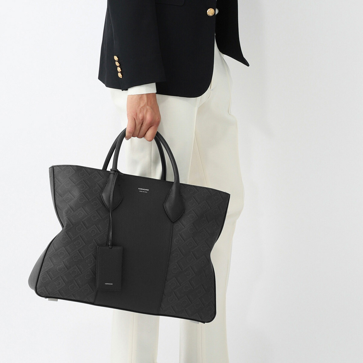 楽天市場】フェラガモ FERRAGAMO トートバッグ ブラック