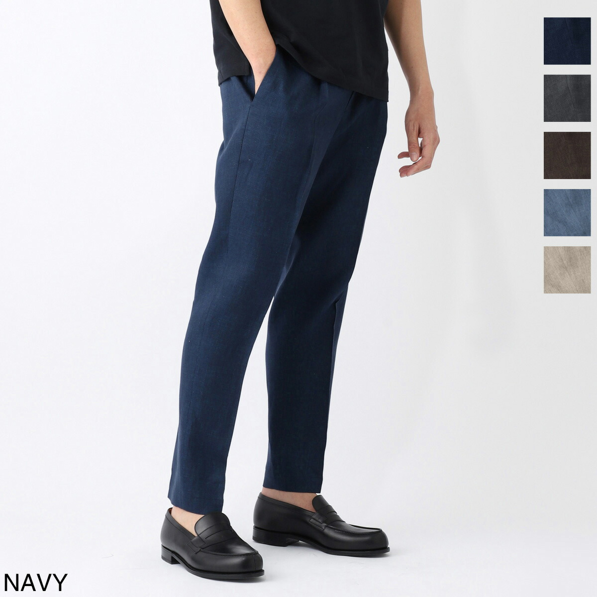 【新品未使用】 BRIGLIA1949 BLUコットンパンツ ブラック 新品未使用】 BRIGLIA1949 BLUコットンパンツ ブラック Briglia 1949