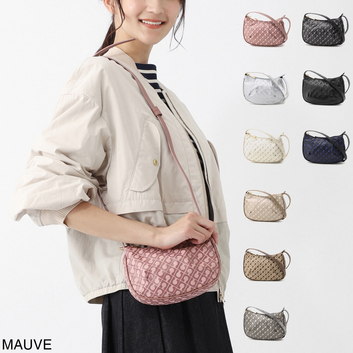 ゲラルディーニ GHERARDINI ショルダーバッグ レディース ghb0117 mauve SOFTY ソフティ【返品送料無料】