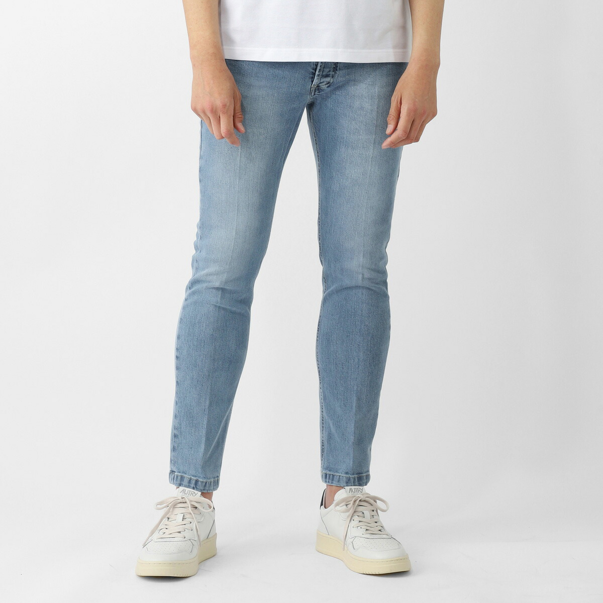 【アウトレット】アントレアミ entre amis ボタンフライジーンズ ブルー メンズ 8177 206l3016 5 TK DENIM CORTO【返品送料無料】