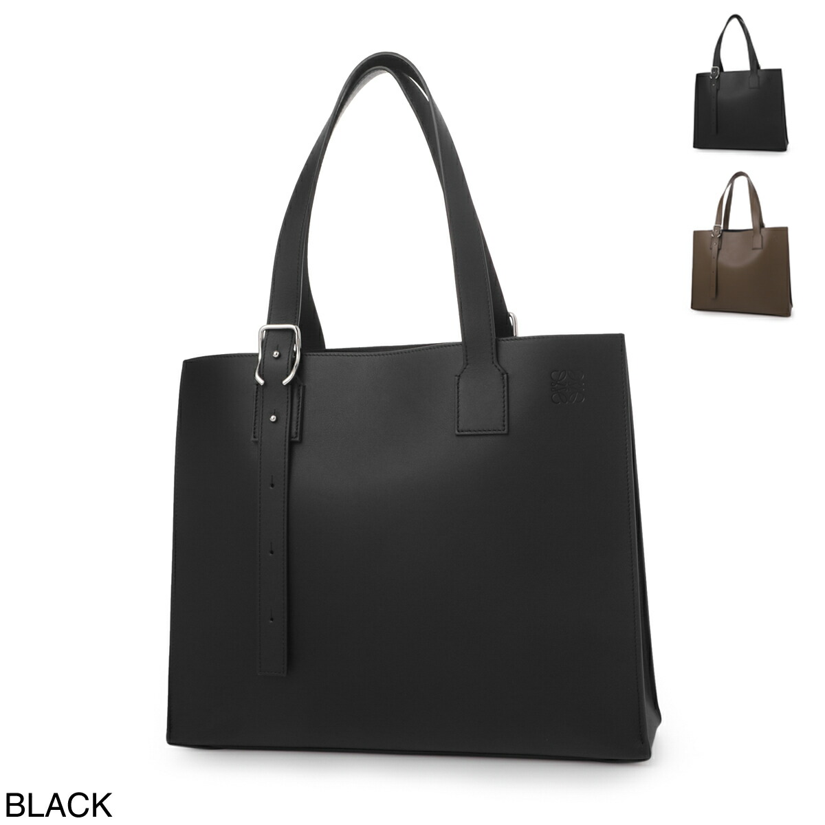楽天市場】ロエベ LOEWE トートバッグ ブラック メンズ