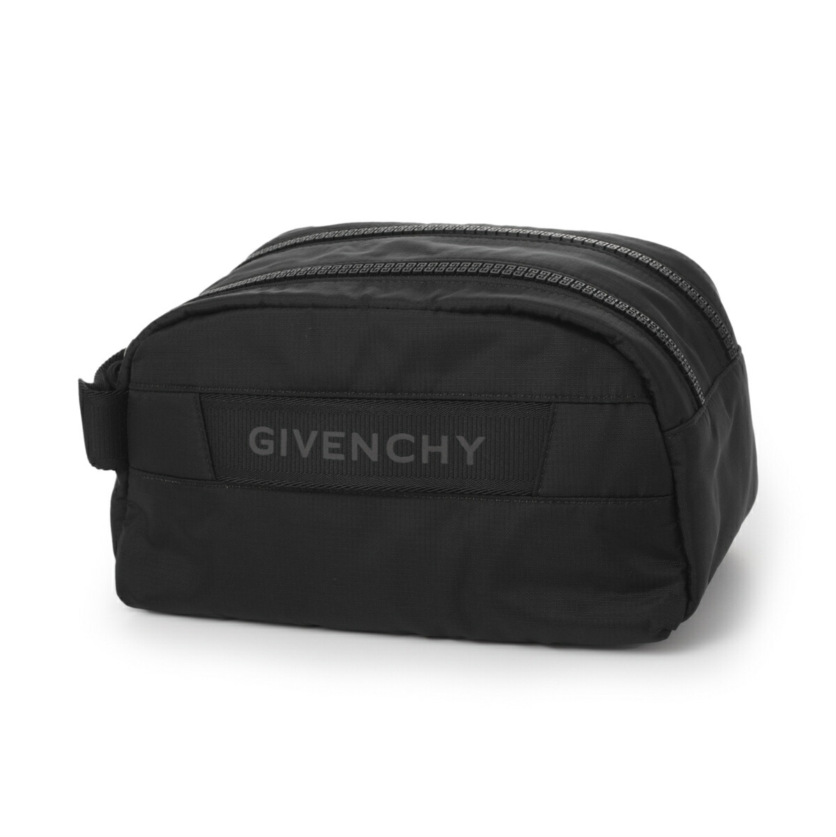 ギフトにもおすすめ【GIVENCHY】ブランドロゴ ポーチ キャンバス ブランドロゴ ポーチ キャンバス - ベージュ/ブラック | GIVENCHY JP