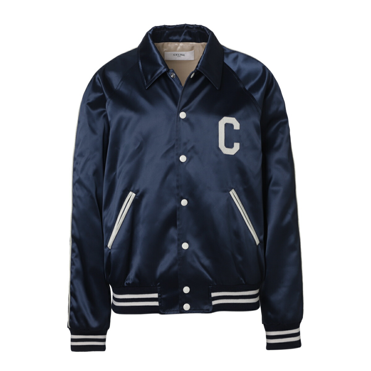 楽天市場】セリーヌ CELINE 中綿入り ジップアップ ブルゾン