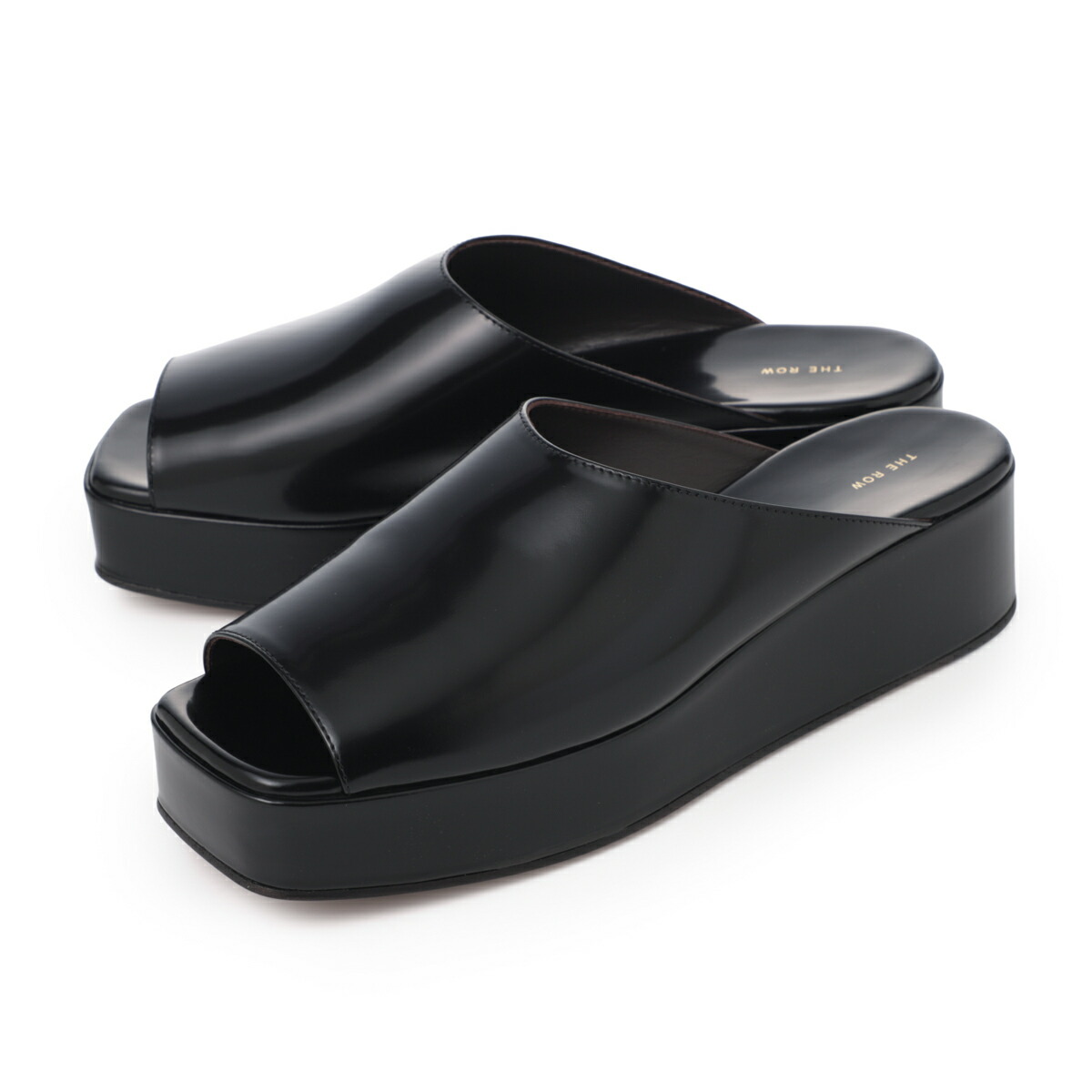 THE ROW☆25SS Dune サンダル LADIES BLACK Dune Classic Sandal Black in Rubber – The Row