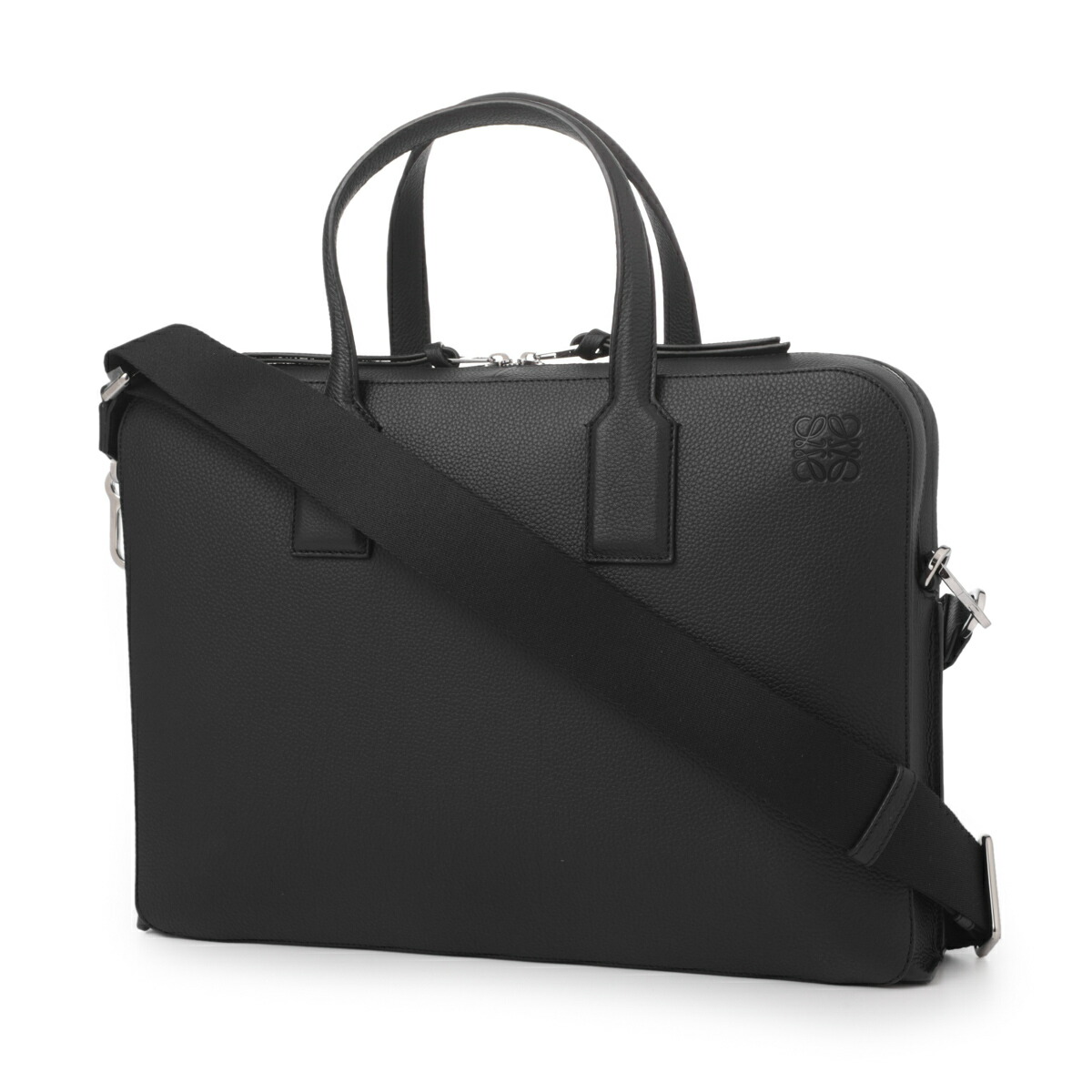 LOEWE ビジネスバッグ ブラウン レザー　ブリーフケース LOEWE/ロエベ】 ブリーフケース ビジネスバッグ レザー ブラウン