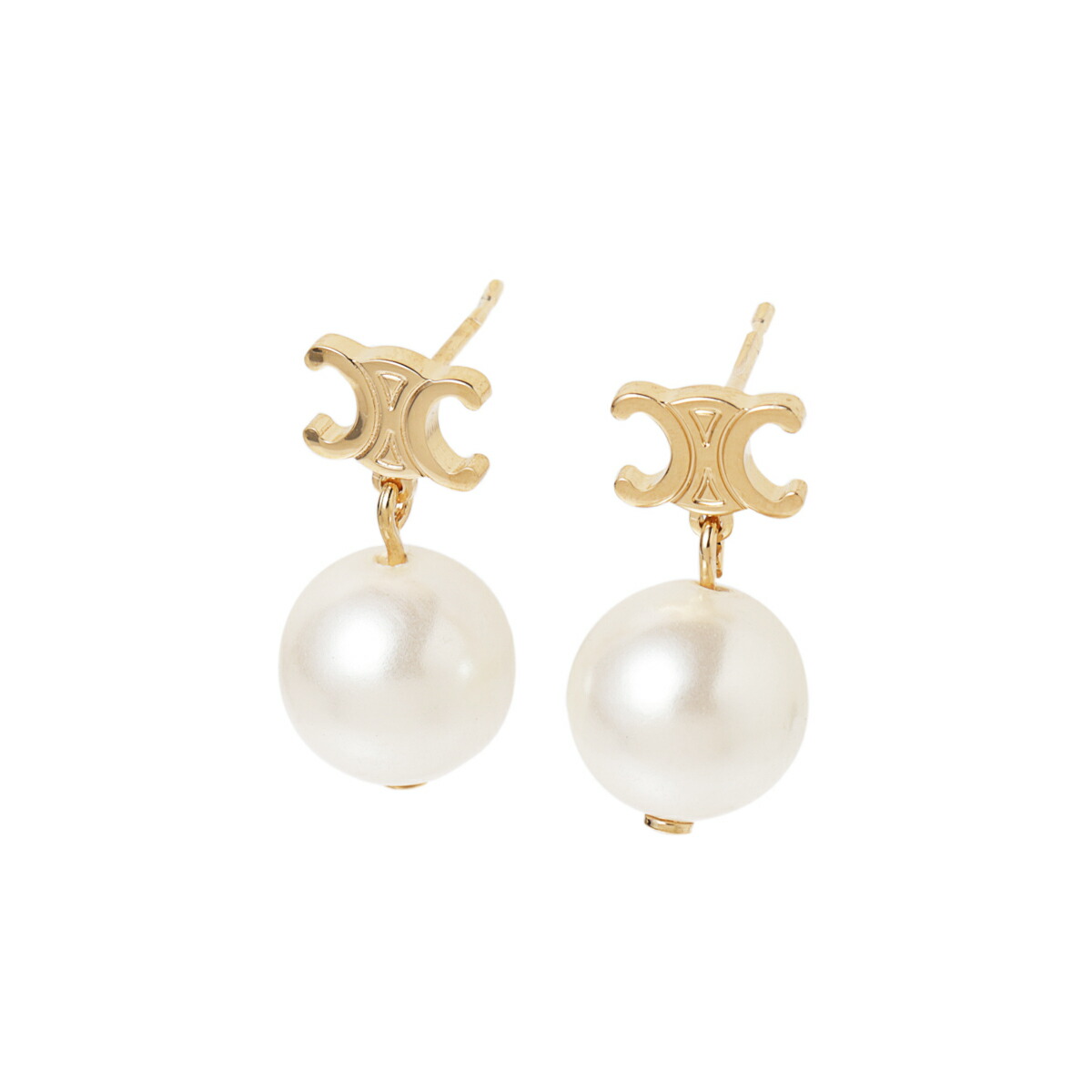 楽天市場】CELINE セリーヌ ピアス PERLS EARRINGS 46W796BPE