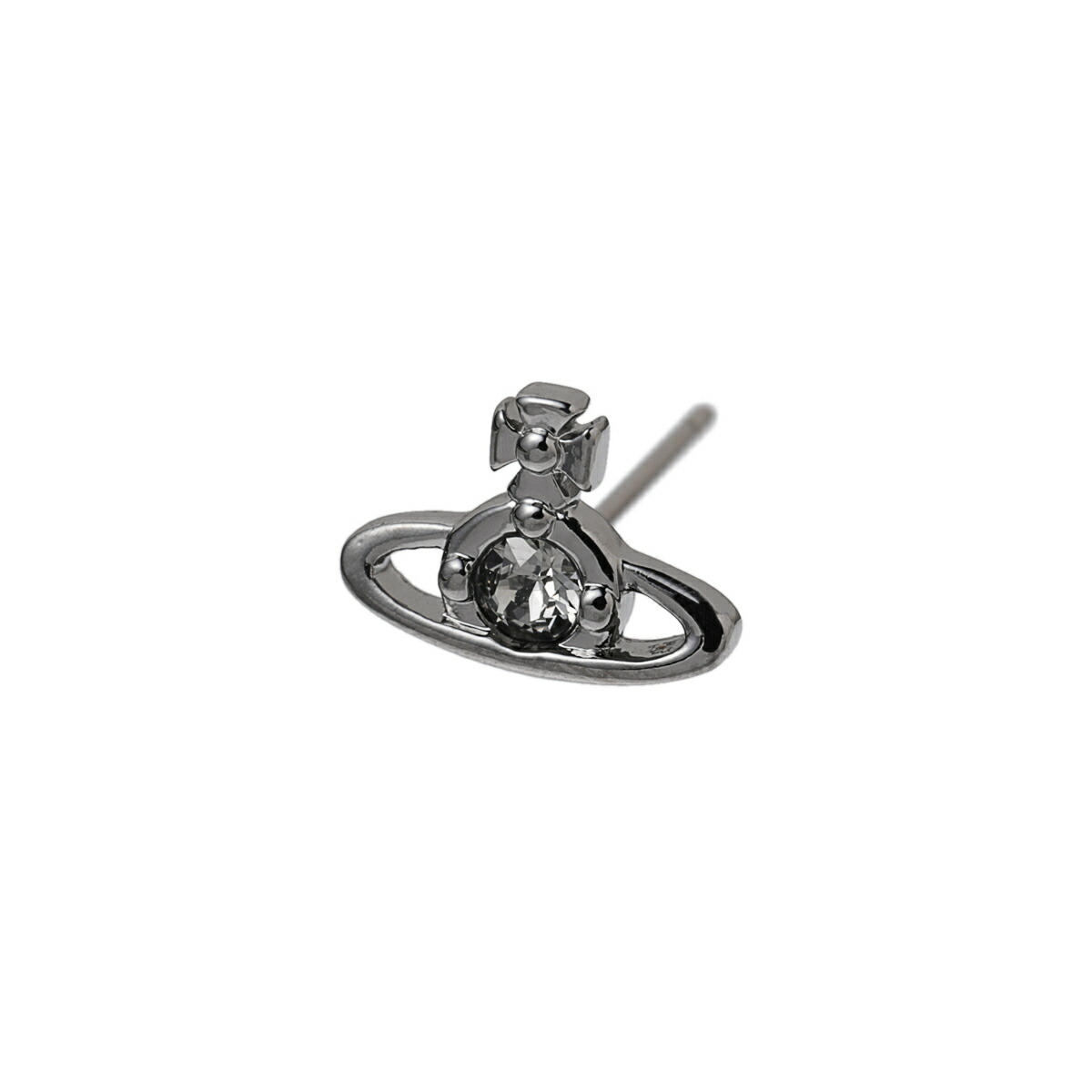 ヴィヴィアンウエストウッド Vivienne Westwood シングルピアス シルバー レディース NANO SOLITAIRE SINGLE STUD【返品交換不可】[2026AW]｜モダンブルー店