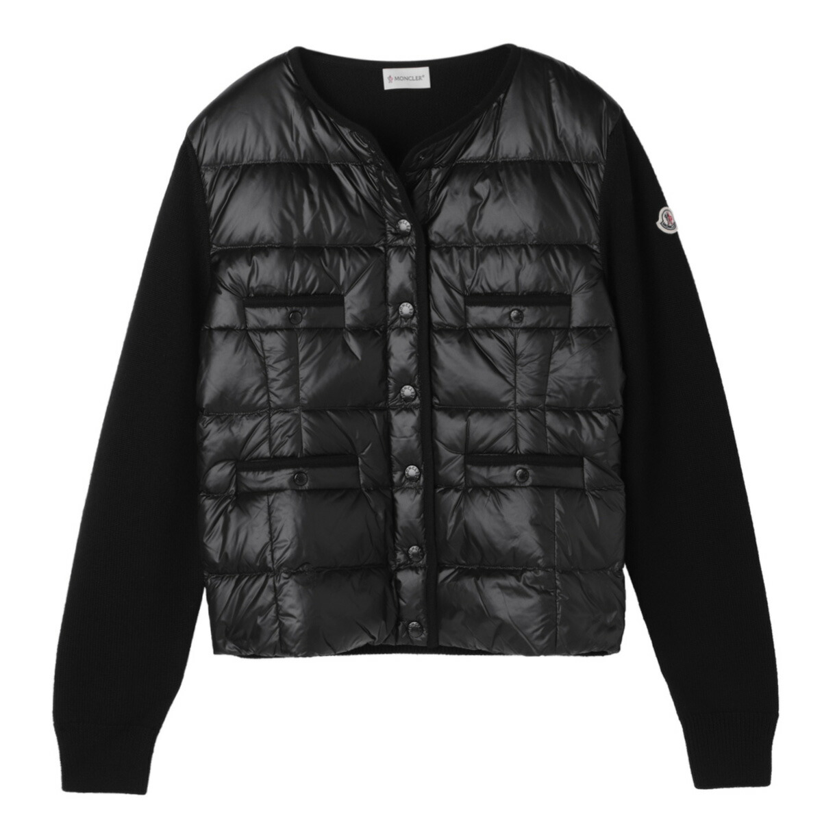 MONCLER ニットワンピース 8i00001-89a2d-a MONCLER モンクレール ニットワンピース ブラック 8i00001-89a2d