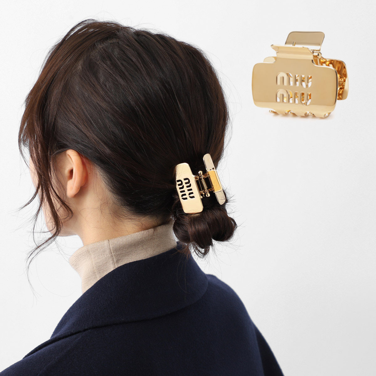 楽天市場】MIUMIU ミュウミュウ ヘアクリップ 5IF144 2DTU
