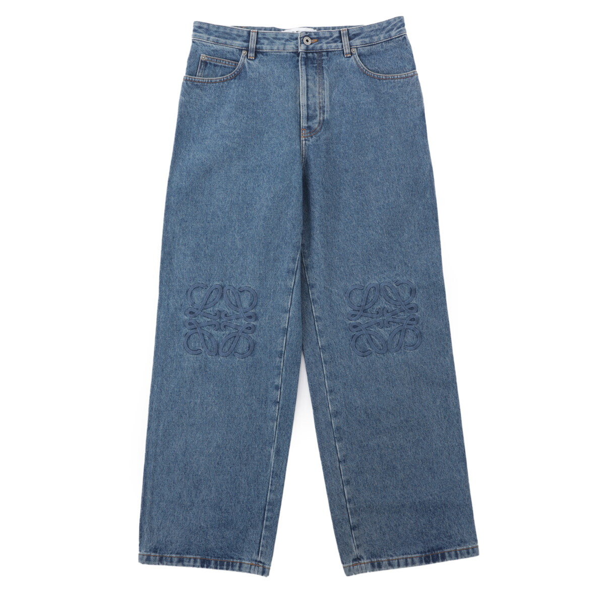 楽天市場】LOEWE ロエベ ジーンズ ANAGRAM BAGGY アナグラム