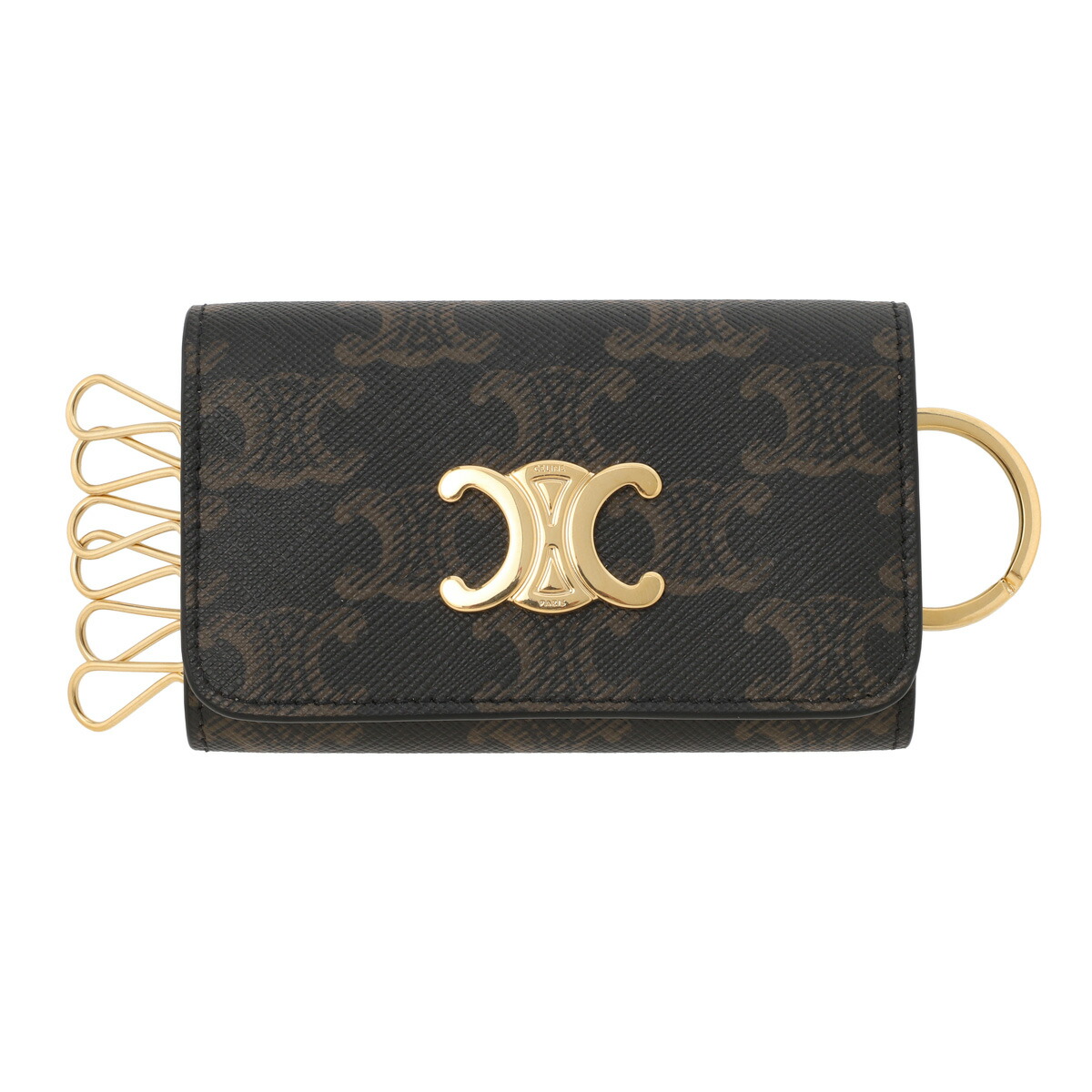 CELINE セリーヌ キーケース セリーヌ CELINE CELINE キーケース TRIOMPHE 10L813DPV レザー