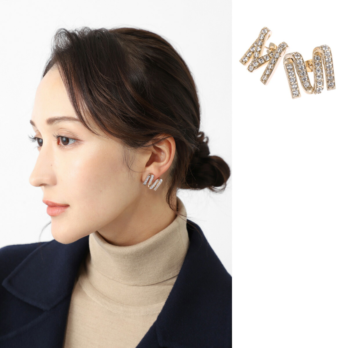 マックスマーラー　ピアス　美品used 楽天市場】MAX MARA マックスマーラ リングピアス EARRY02