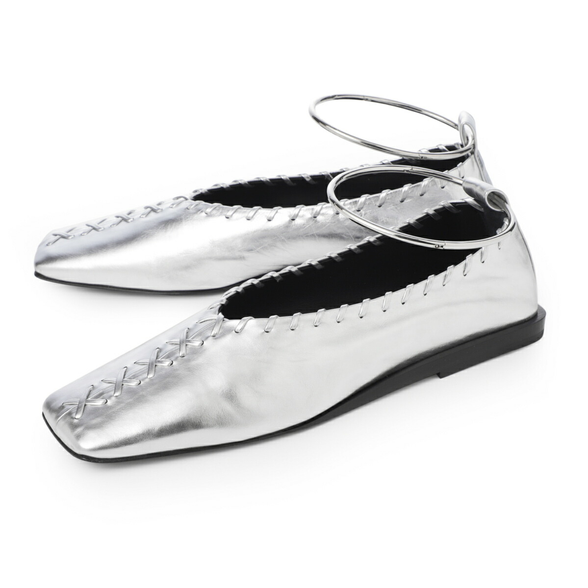 ジルサンダースクエアトゥパンプスシルバー Amazon | [ジルサンダー] パンプス スクエアトゥ レザー