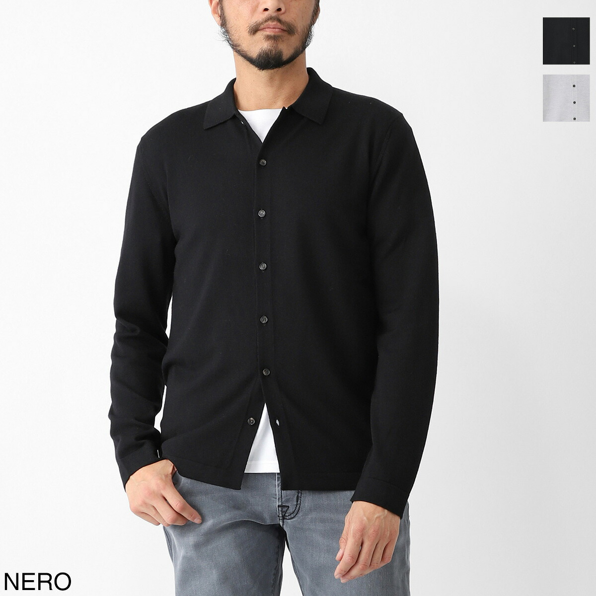 ザノーネ ZANONE 長袖ニットシャツ メンズ 大きいサイズあり 810157 zr274 z0015 CAMICIA【返品送料無料】