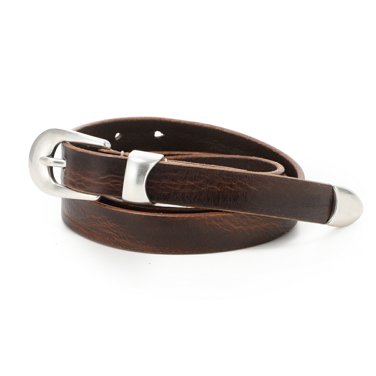 メンズ OUR LEGACY アワーレガシー 2cm レザー ベルト 70 OUR LEGACY(アワーレガシー) 【2CM BELT】レザーベルト ブラック