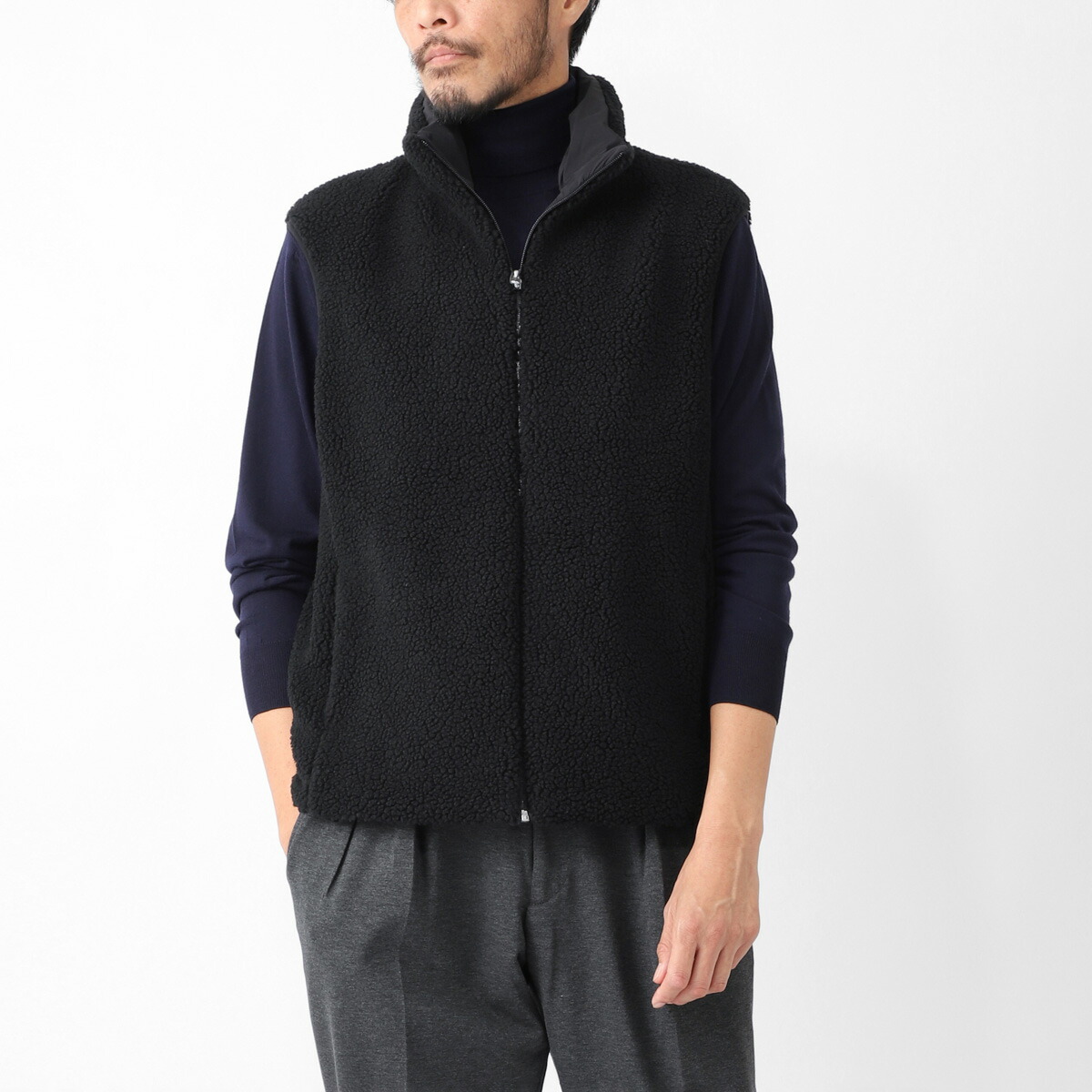 楽天市場】ヘルノ HERNO ダウンジャケット ブラック メンズ 大きい