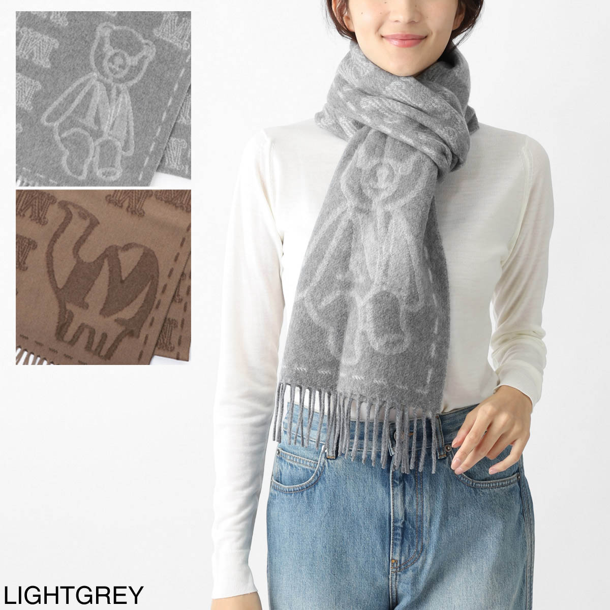 【お値下げしました】フェンディ　レディースマフラー　ショール FENDI（フェンディ） マフラー ストール レディース fxt324-ahrf-f0qu5