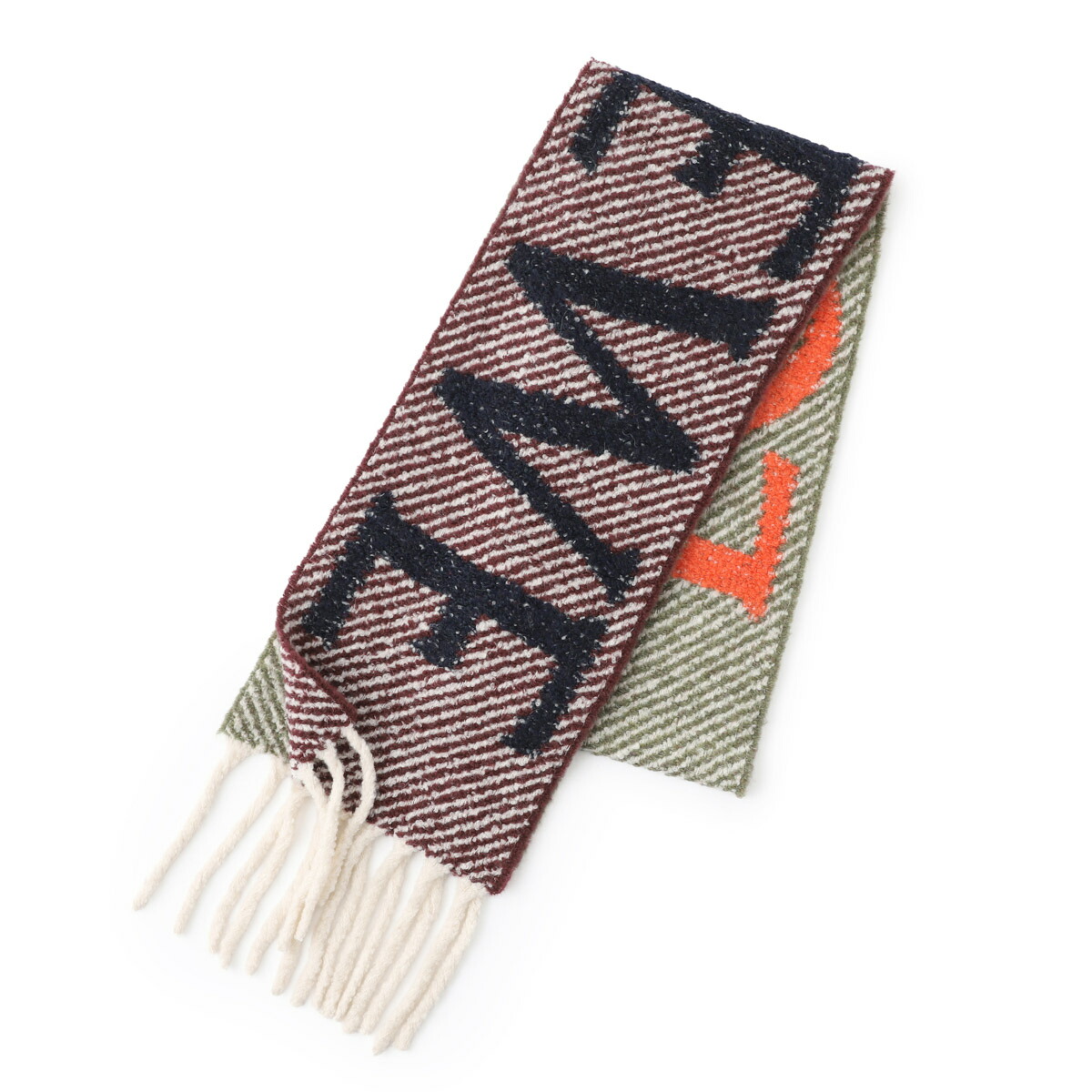 楽天市場】ロエベ LOEWE マフラー ストライプスカーフ ベージュ